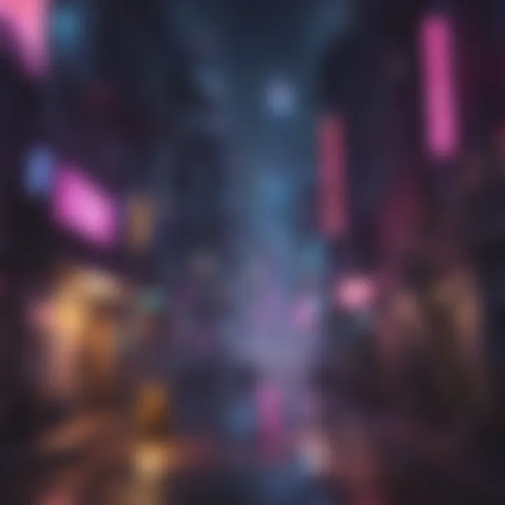 Abra in Neon Cityscape
