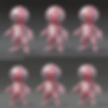 Comparison chart of Pokémon Pearl versions