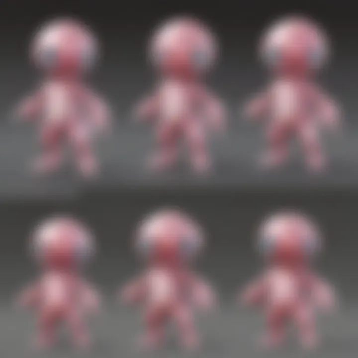 Comparison chart of Pokémon Pearl versions