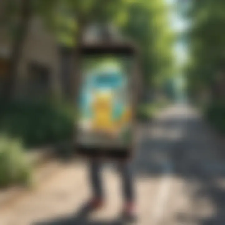 Physical markers in Pokémon Go locations