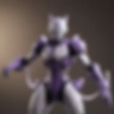 Majestic Armored Mewtwo in battle