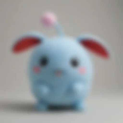 Azumarill Plush Design Detail