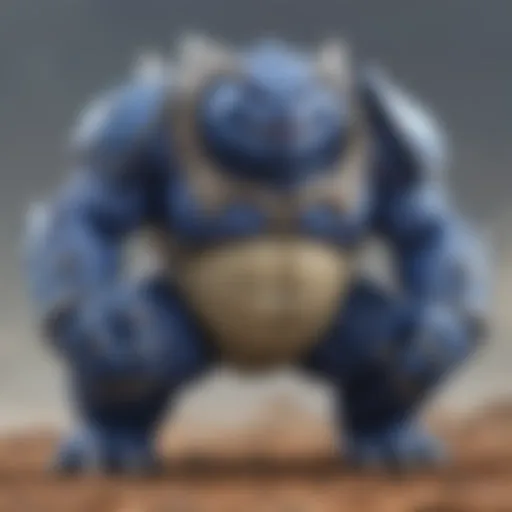 Majestic Blastoise standing strong