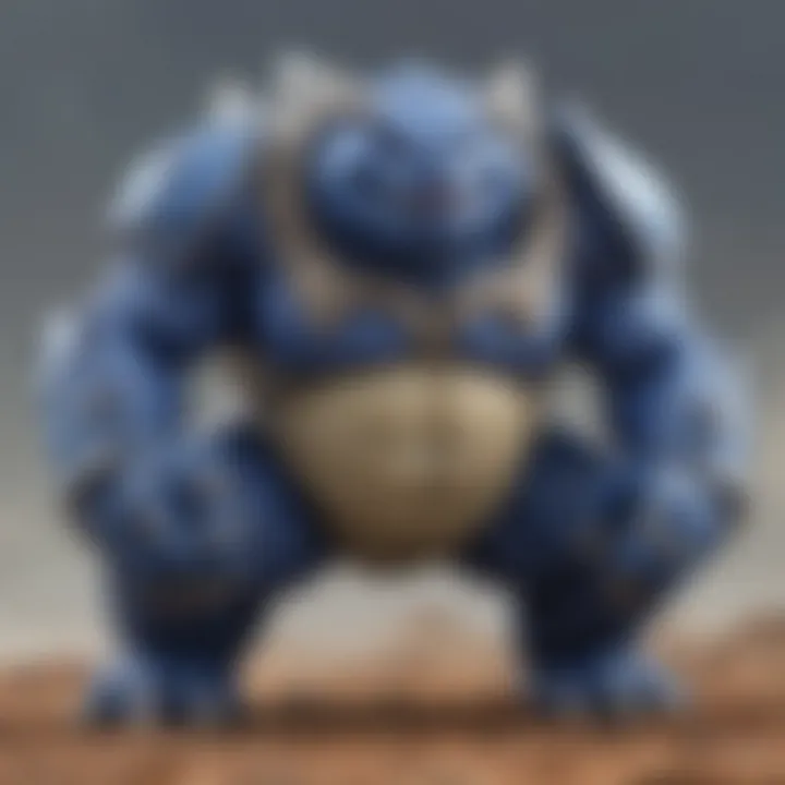 Majestic Blastoise standing strong