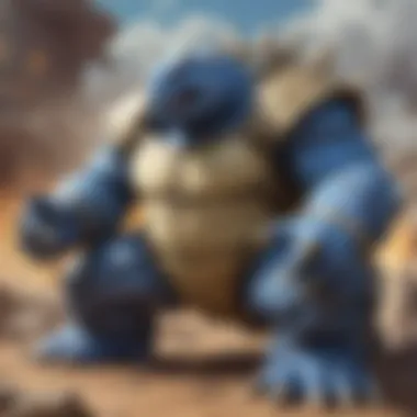 Blastoise VMAX in action during a high-stakes TCG battle