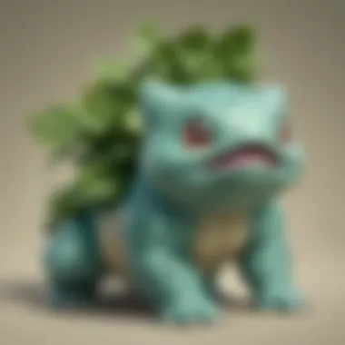 A mesmerizing visual of a Bulbasaur-inspired article on Pokemon tips