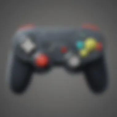 Button Control Layout Illustration showcasing the various buttons and controls on the Pokemon Switch controller