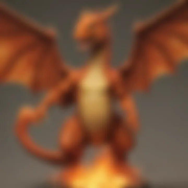 Charizard, the fiery dragon Pokemon featured on the classic 1999 binder