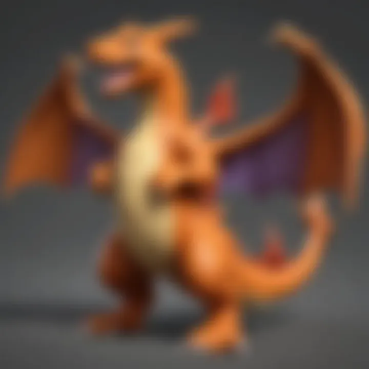 An artistic depiction of a Charizard-themed gaming guide