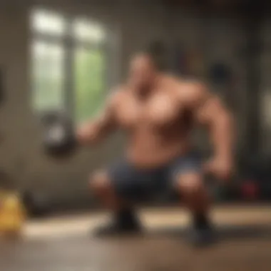 Elevate Your Workout with Kettlebells Athletic woman training with kettlebells