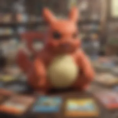 Refined Collector Showcasing Base Set Pokemon Cards Sophisticated collector showcasing base set Pokemon cards