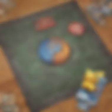 An organized tournament setting featuring Pokémon TCG mats