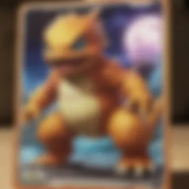 A detailed view of rare EX Pokémon cards showcasing unique artwork and rarity.