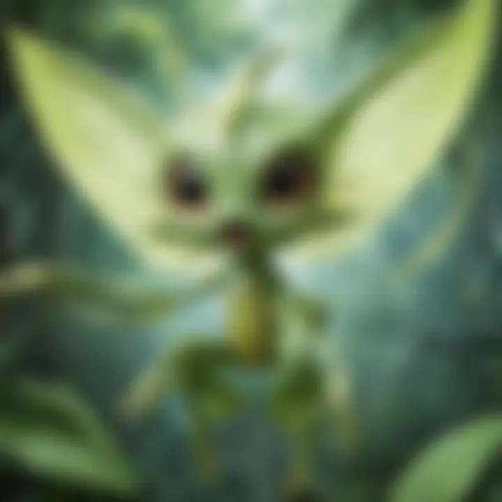 Artistic representation of Celebi VMAX showcasing its vibrant colors and design