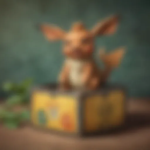 Vintage Pokémon box showcasing original artwork