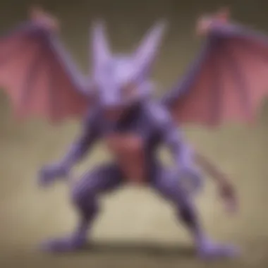 Detailed infographic of Crobat's abilities and move sets.