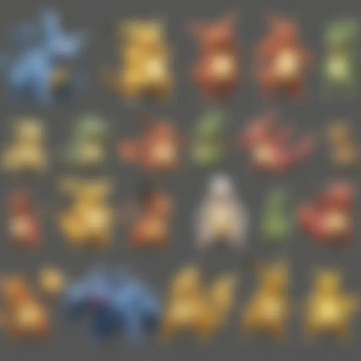 Historical timeline illustrating the evolution of Pokémon full sheets