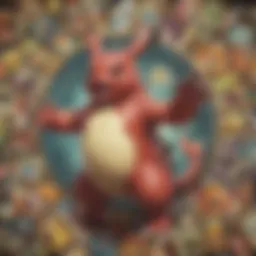 A stunning collection of rare Pokémon cards displayed elegantly