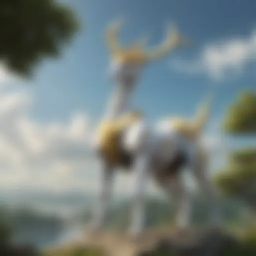 A breathtaking landscape from Pokémon Legends: Arceus showcasing diverse terrains.