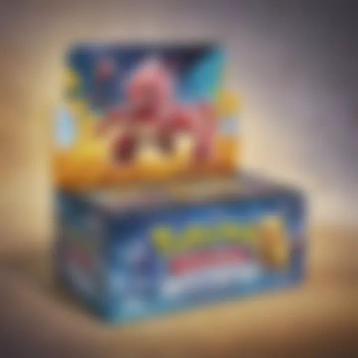 Creative visualization of the contents of a Pokemon TCG Booster Box