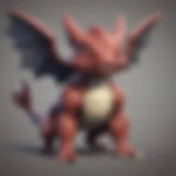 Conceptual sketch of a unique Pokémon design