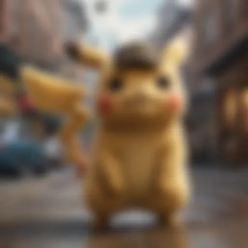 Artistic representation of Detective Pikachu card