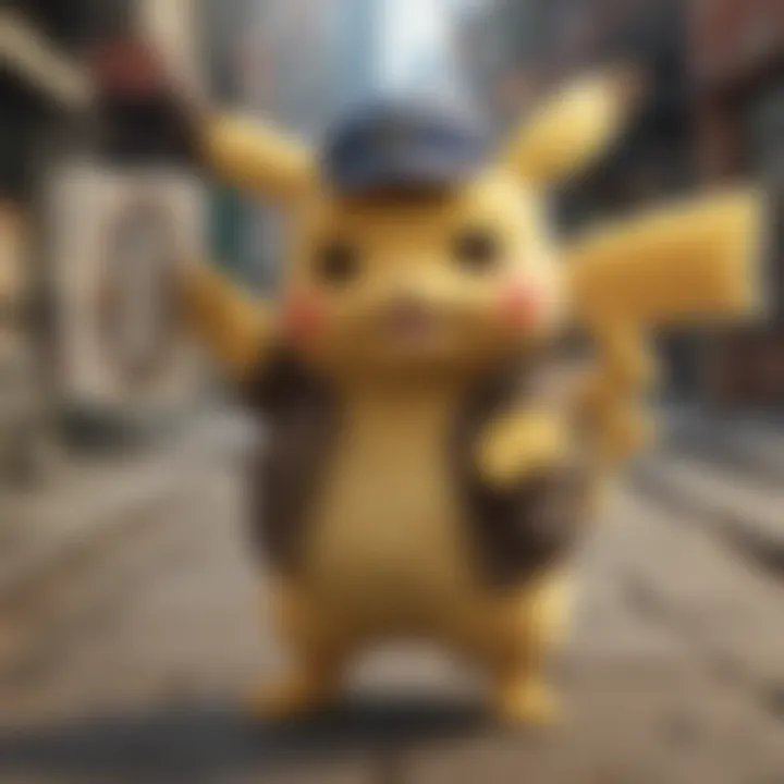 An array of rare Detective Pikachu cards
