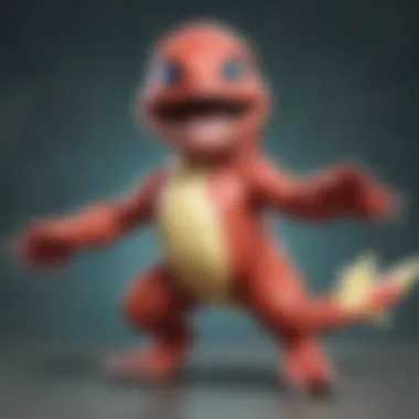 Rare Pokémon Card Unveiled A close-up of a rare Pokémon card from a booster pack, illustrating its unique features