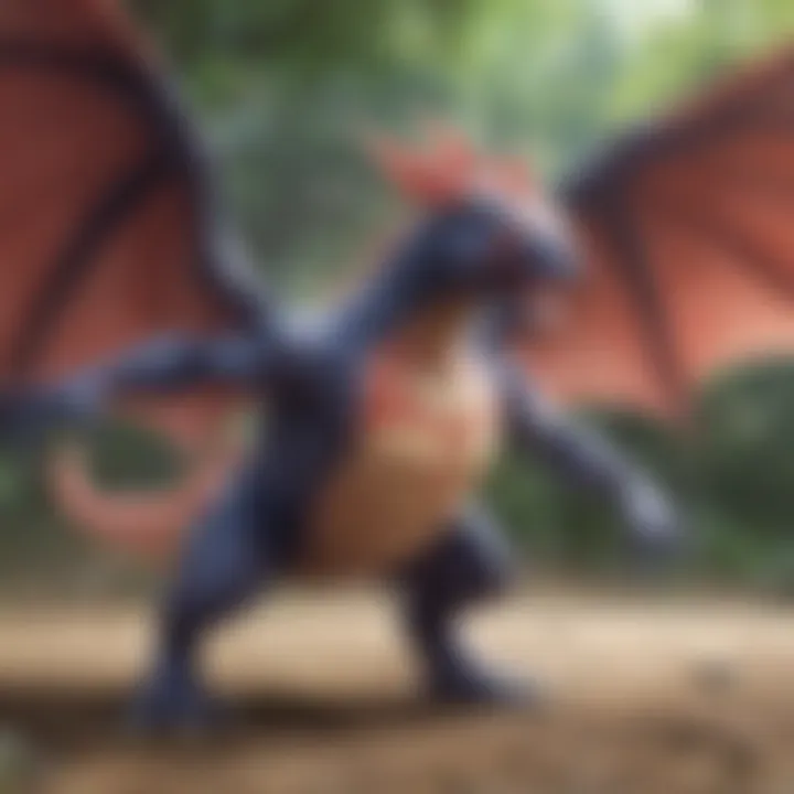 An artistic representation of a Pokémon battle, symbolizing the clash of personal traits.