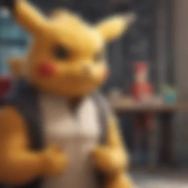 A reflective scene depicting someone contemplating their personality alongside a Pokémon.