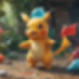 Colorful display of Pokémon Celebrations products on Amazon