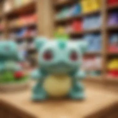 Pokemon Plush Toy Display at Build-A-Bear Display of various Pokemon plush toys at Build-A-Bear
