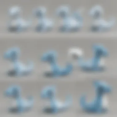 Diverse Dratini Plush Assortment Variety of Dratini Plush Toys Collection
