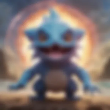 Unleashing the Power of Psychic Waves Psychic-type Pokemon casting Psychic Wave