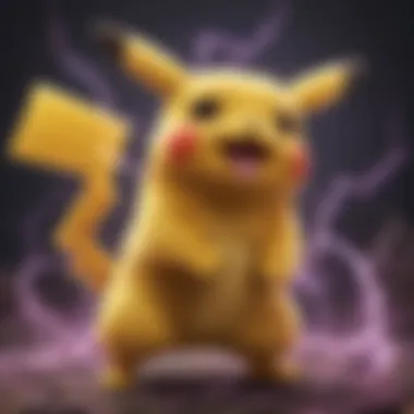 Electrifying Pikachu VMAX Card in Pokemon Vivid Voltage