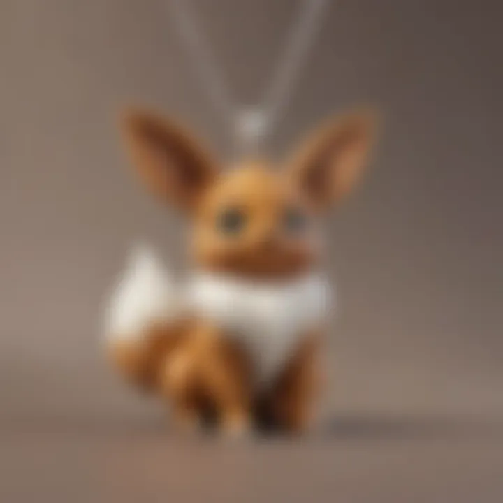 Elegant Eevee Charm Necklace