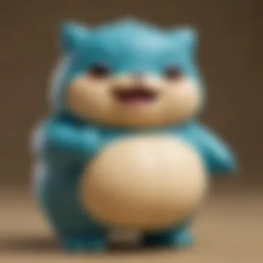 Enchanting Snorlax Funko Pop Details Close-up