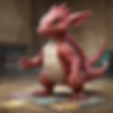 Illustration of a Pokemon card surrounded by price tags