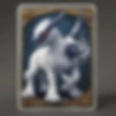 The Unique Design of Absol Card A beautifully illustrated Absol card showcasing its unique design