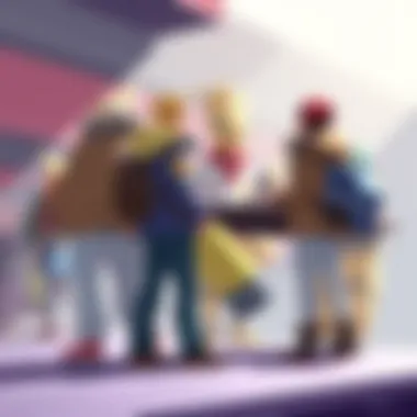 A vibrant Pokémon card game in action during a community event