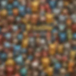 A vibrant display of various Pokemon Funko Pops showcasing their unique designs.