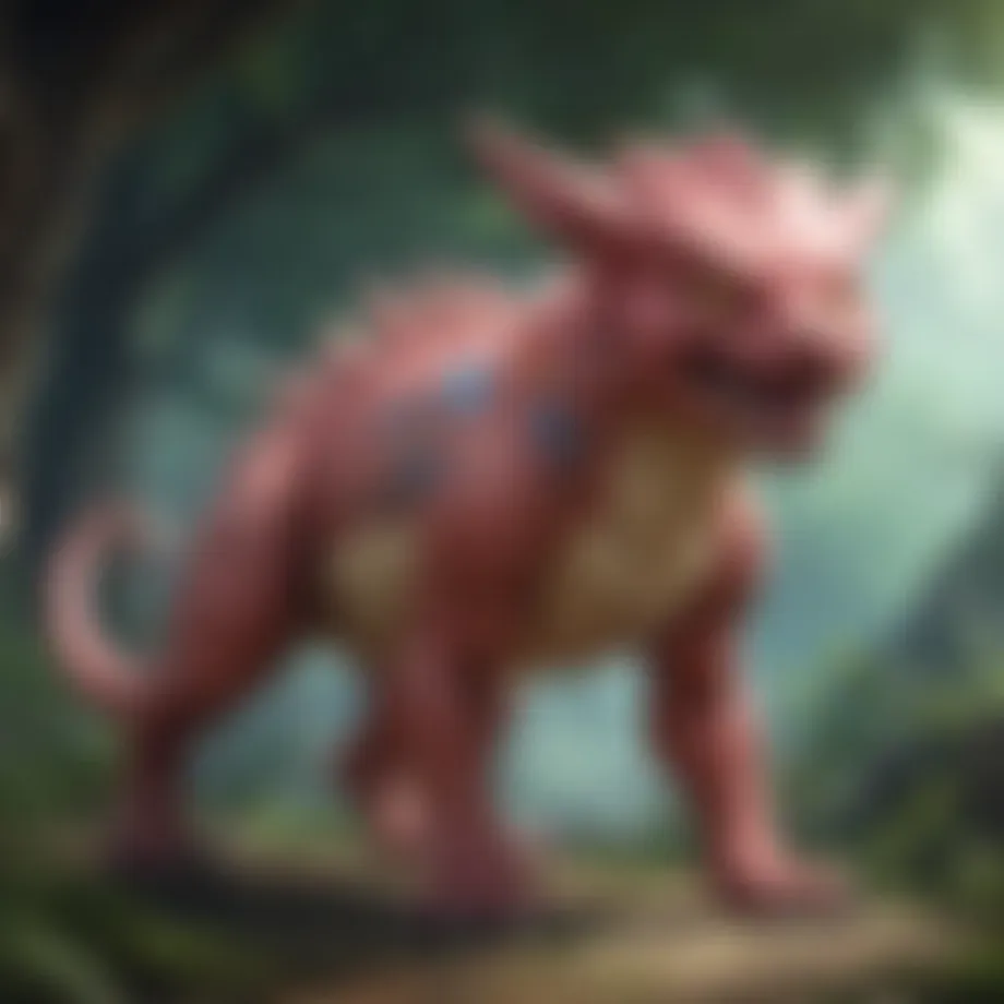 A depiction of a mythical Pokémon inspired by ancient legends.