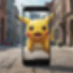 Abstract Digital Art of Pokemon Go Spoofing