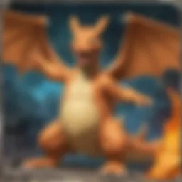 Close-up of a pristine Charizard card graded PSA 10