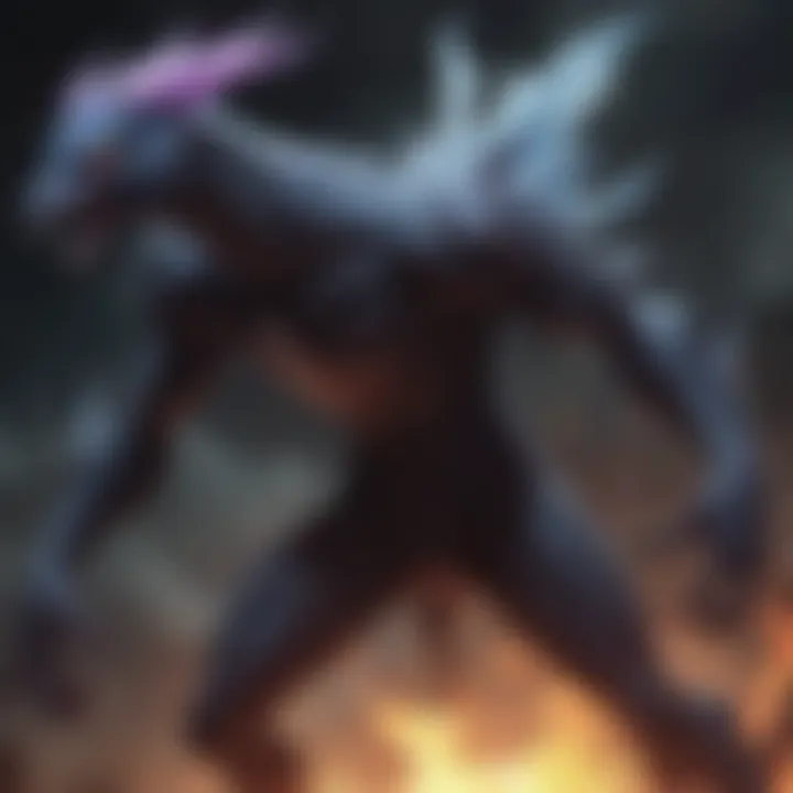 Darkrai casting a shadowy aura representing nightmares