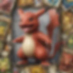 Visual display of Pokémon card collections at Dollar General