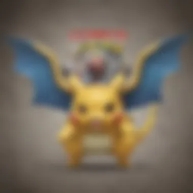 A close-up of popular Pokémon cards available for purchase