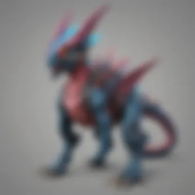 Illustration of Dragapult Prime's type advantages against opponents