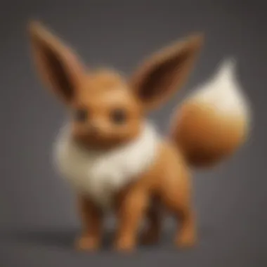 Eevee showcasing its unique evolution options