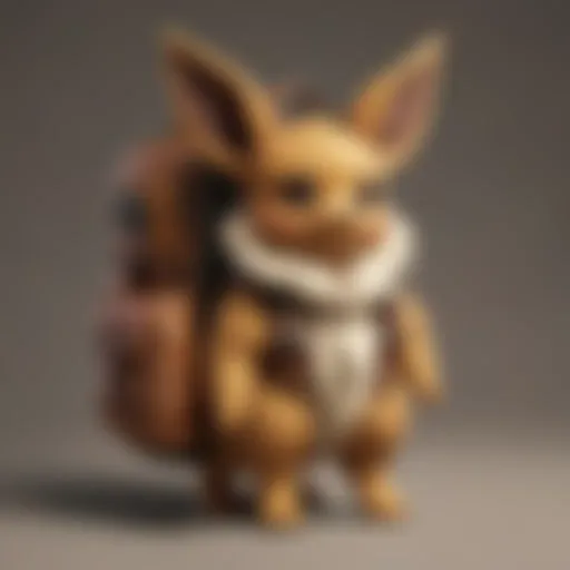 Illustration showcasing the evolution of Eevee into its various forms